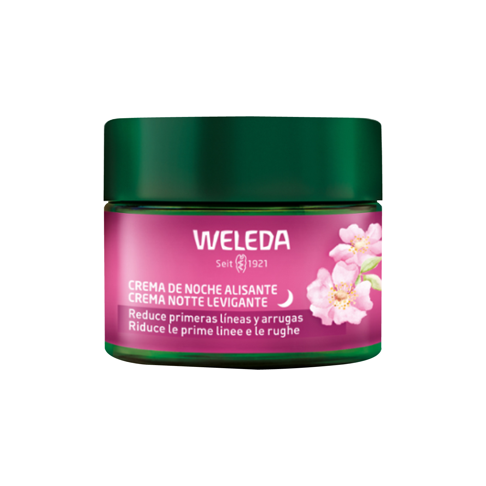 Crema de Noche Alisante Rosa Mosqueta y Té Blanco