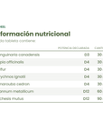 Información nutricional de Kli.heel