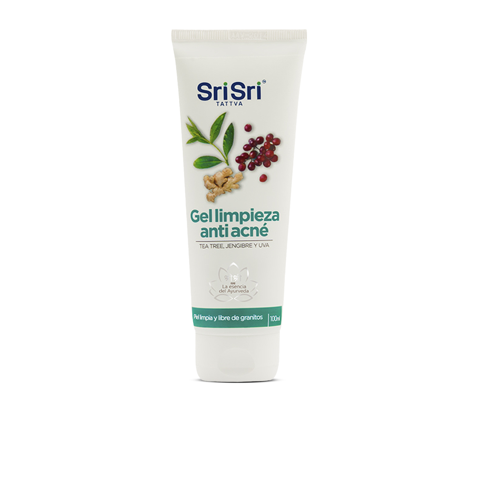 Gel de Limpieza Anti-acné - Tea Tree, Jengibre y Uva